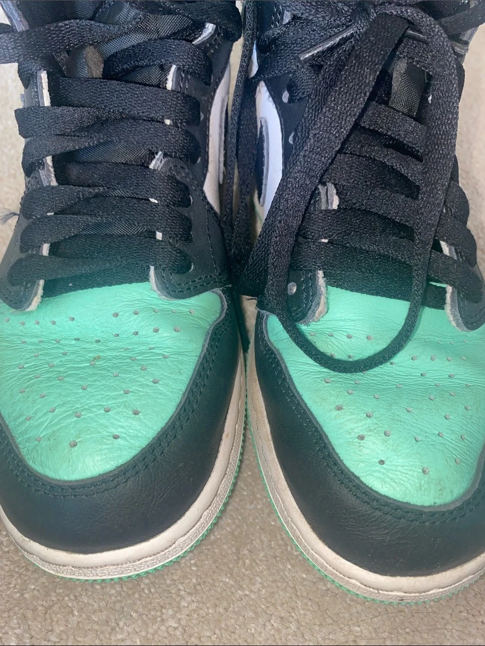 Jordan Kids High-Top Sneakers - Mint/Black/White